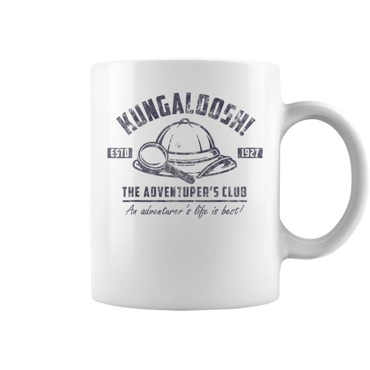 Kungaloosh Adventurer Club Adventure Life Vintage Coffee Mug