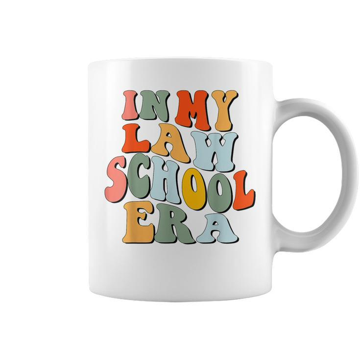 In My Law School Era Future Lawyer Student School Groovy Coffee Mug