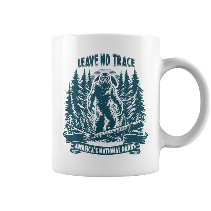 Leave No Trace America National Parks Big Foot Coffee Mug