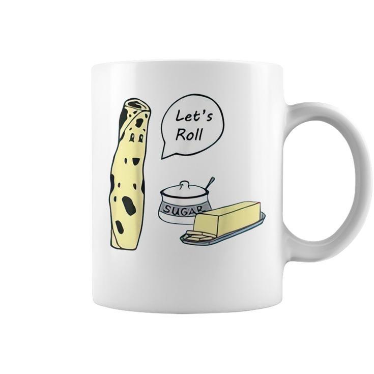 Lefse Let's Roll Norwegian Midwest Lefse Making Coffee Mug