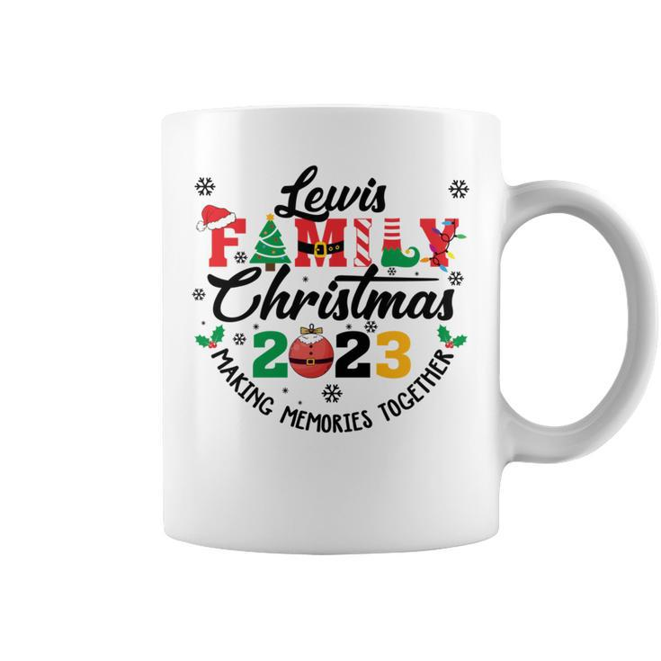 Lewis Family Name Christmas Matching Surname Xmas Coffee Mug
