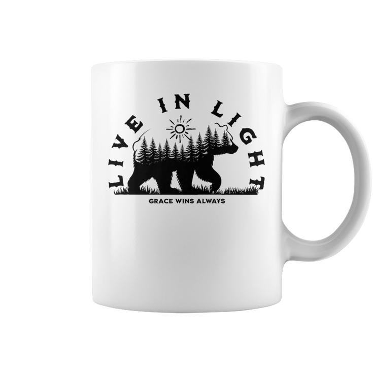 Live In Light Grace Wins Always Nature Inspired Coffee Mug