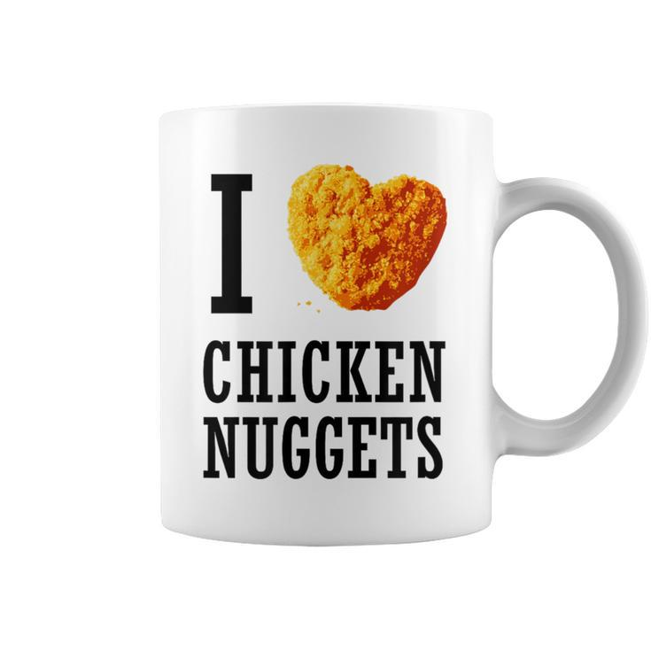 I Love Chicken Nuggets  Heart 1 Coffee Mug