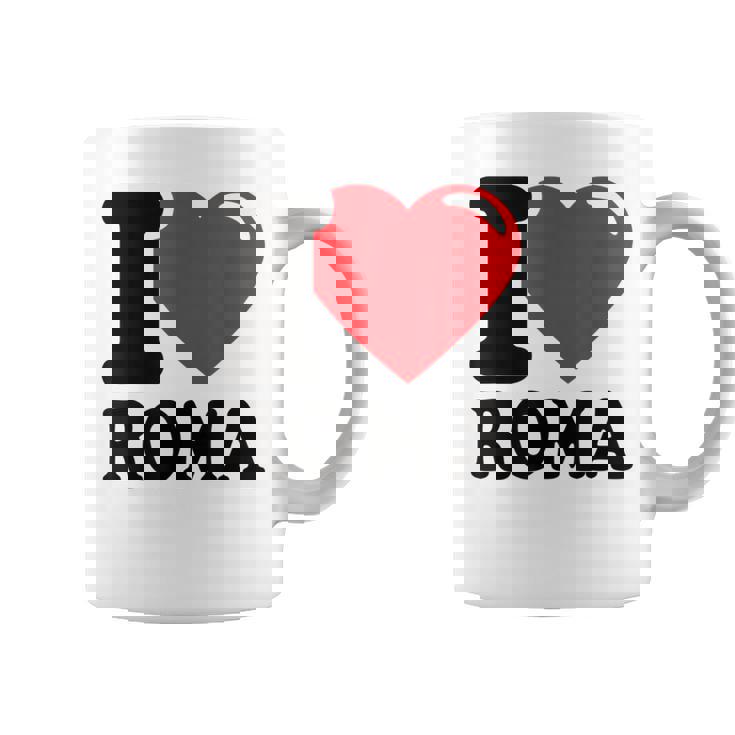 I Love Roma Hermosa Ciudad Italiana I Love Roma Taza de café