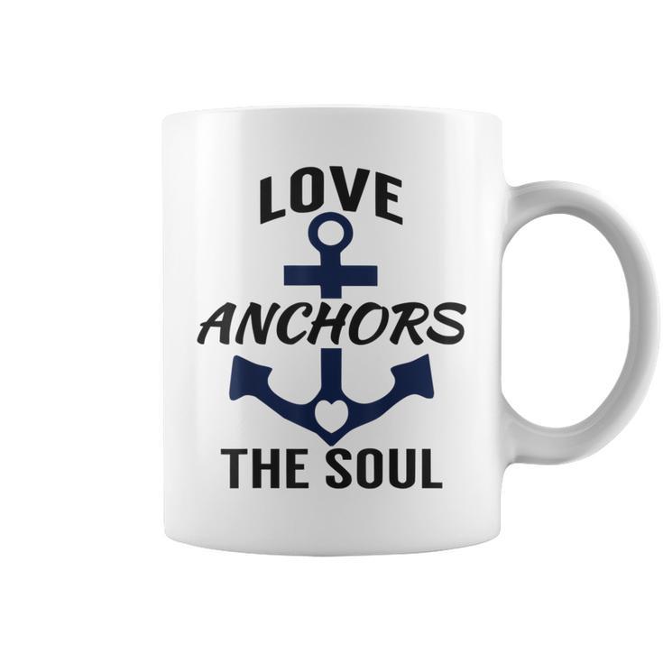 Love Soul Heart Anchor Captain Dad Novelty Graphic Coffee Mug