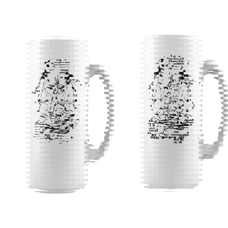 Luchando Contra Dragones Contigo Taza de café