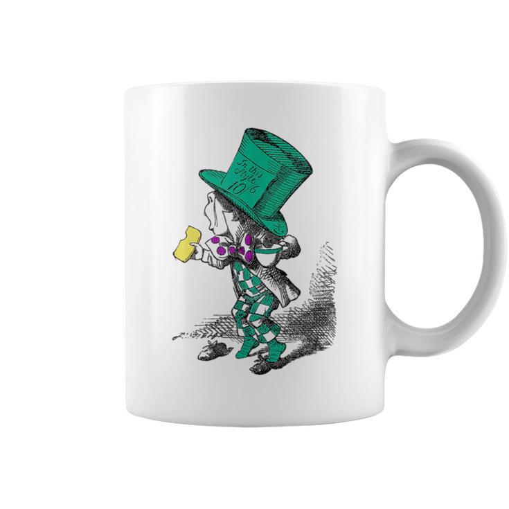 Mad Hatter Vintage Alice Tea And Snack Coffee Mug