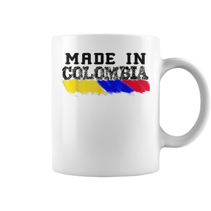 Made In Colombia Colors Colombian Flag Patriotic Coffee Mug