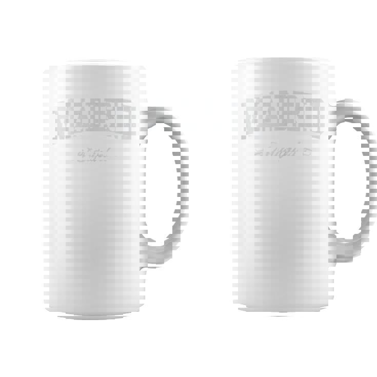 Madrid España Sport Souvenir Sin Mangas Taza de café
