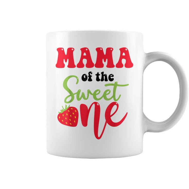 Mama Of The Sweet One Strawberry Summer First Birthday Coffee Mug