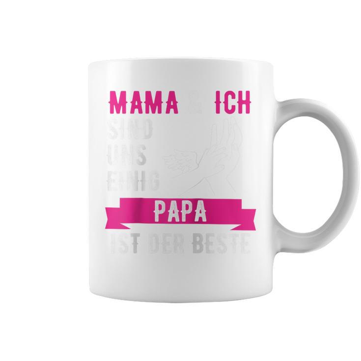 Mama Und Ich Sind Uns Einig Papa Ist Der Beste Raglan Tassen