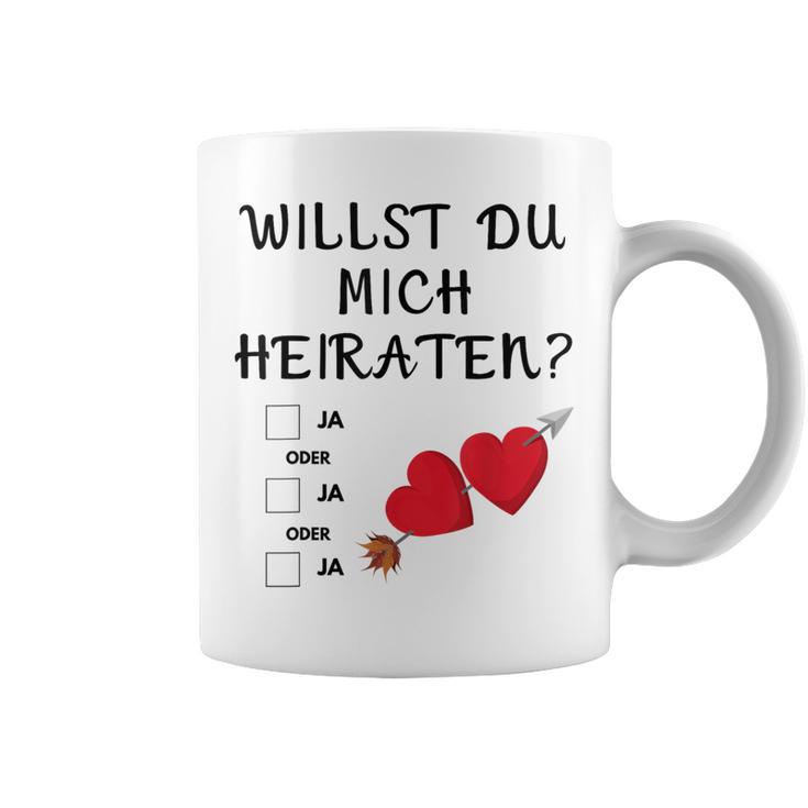 Marriage Proposal Willst Du Mich Heiraten Tassen