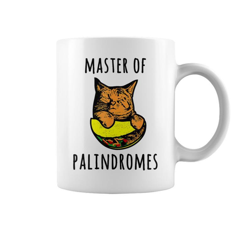 Master Of Palindromes Taco Cat Spelled Backwards Tacocat Coffee Mug