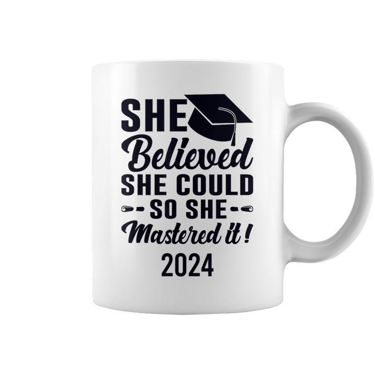 Mastered It 2024 Masters Degree Graduation Graduate Mba Coffee Mug