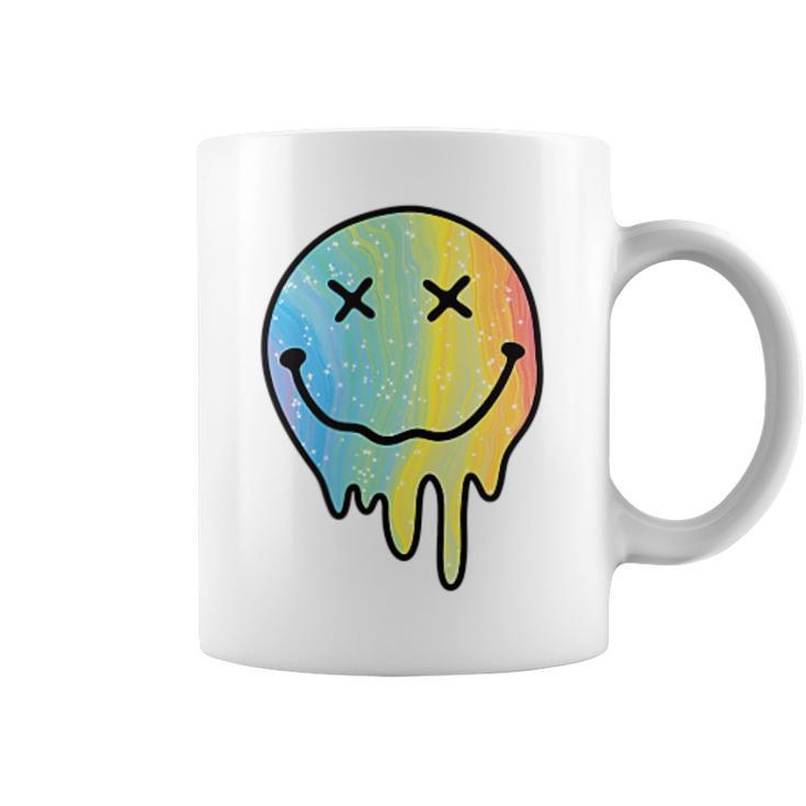 Melting Rainbow Smile Smiling Melted Dripping Face Coffee Mug