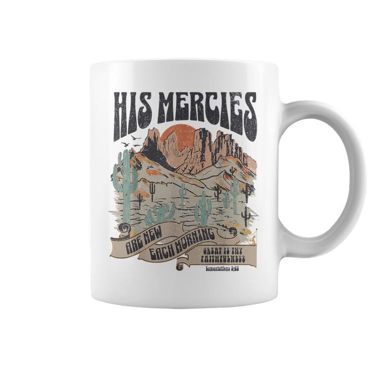 His Mercies Are New Every Morning Christian Bible Verse Coffee Mug