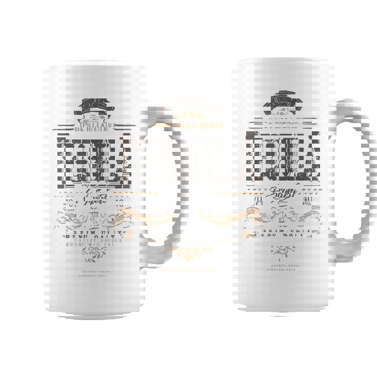 Mexican Tequila Cinco De Mayo Vintage Distressed Labell Coffee Mug