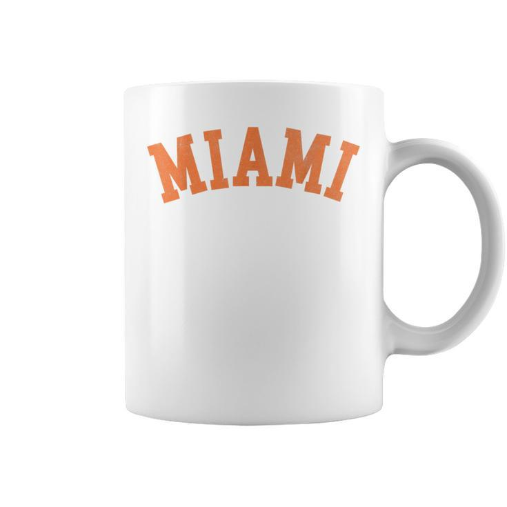 Miami Fl Throwback Sporty Classic Coffee Mug