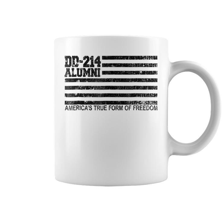 Military Dd214 Alumni Vintage Flag T Coffee Mug