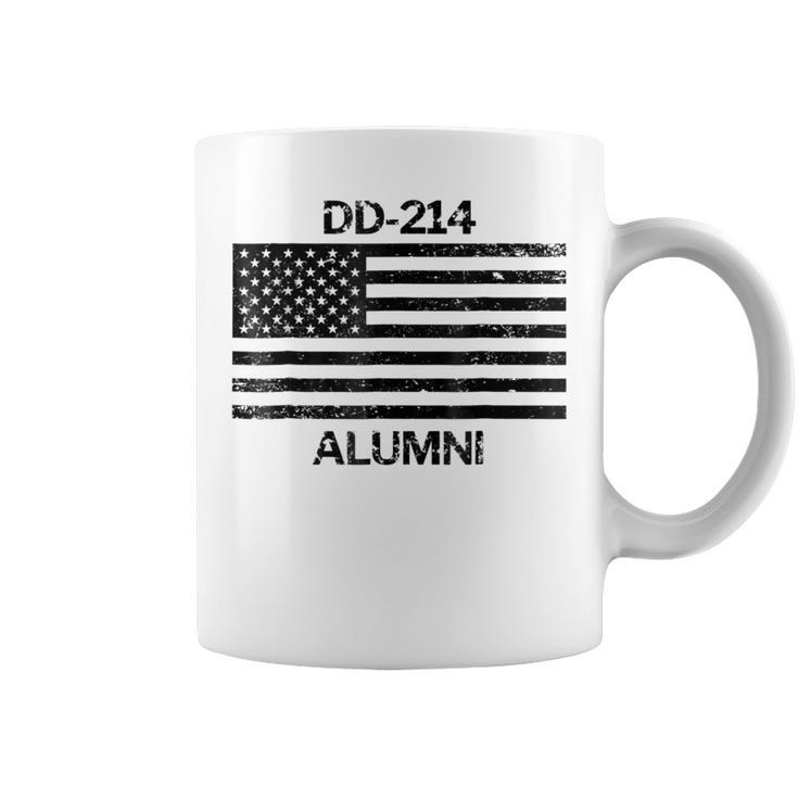 Military Veteran Dd214 Alumni Faded Grunge Dd214 Coffee Mug