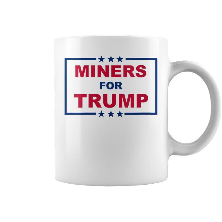 Miners For Trump Coal Mining Donald Trump Supporter Coffee Mug