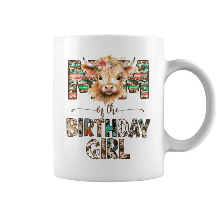 Mom And Dad Birthday Girl Cow Family Party Decorations Coffee Mug