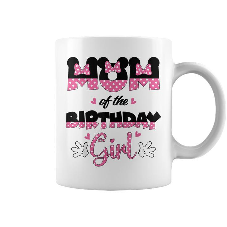 Mom And Dad Birthday Girl Mouse Family Matching Coffee Mug