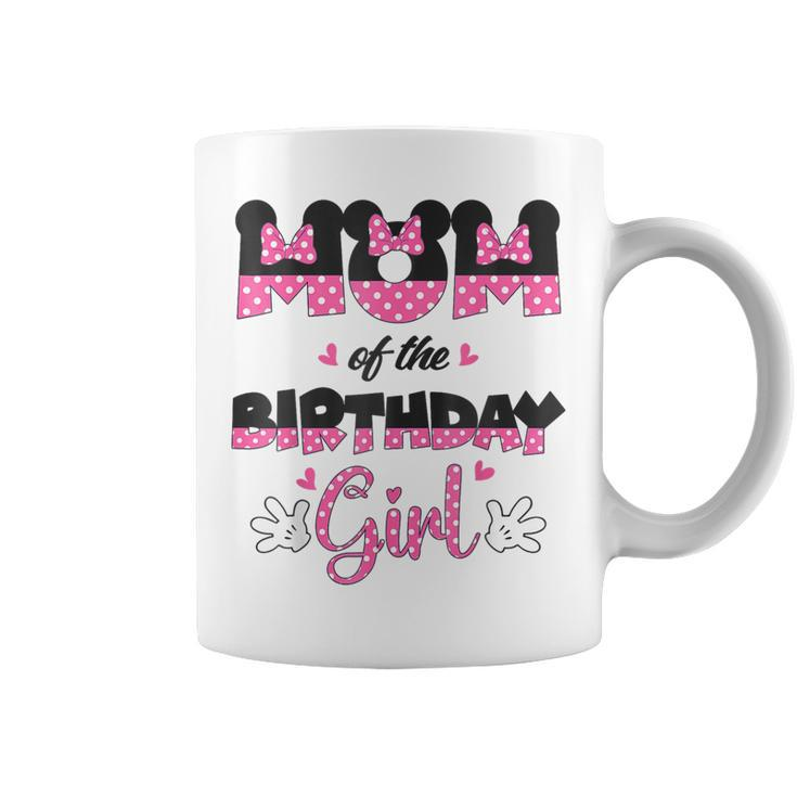 Mom And Dad Birthday Girl Mouse Family Matching Coffee Mug