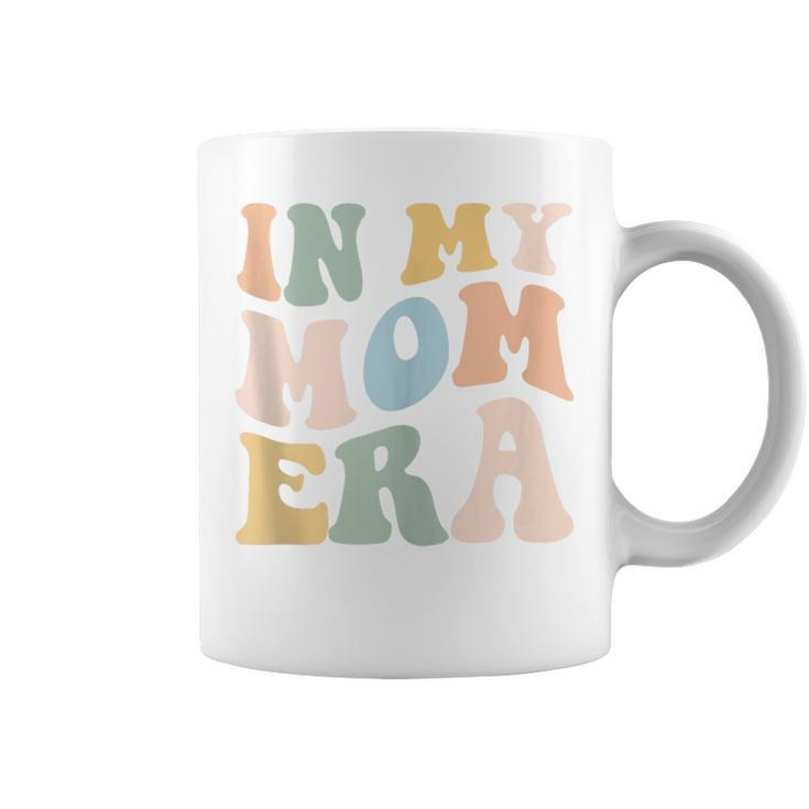 In My Mom Era Lover Groovy Retro Mama Mother's Day Coffee Mug