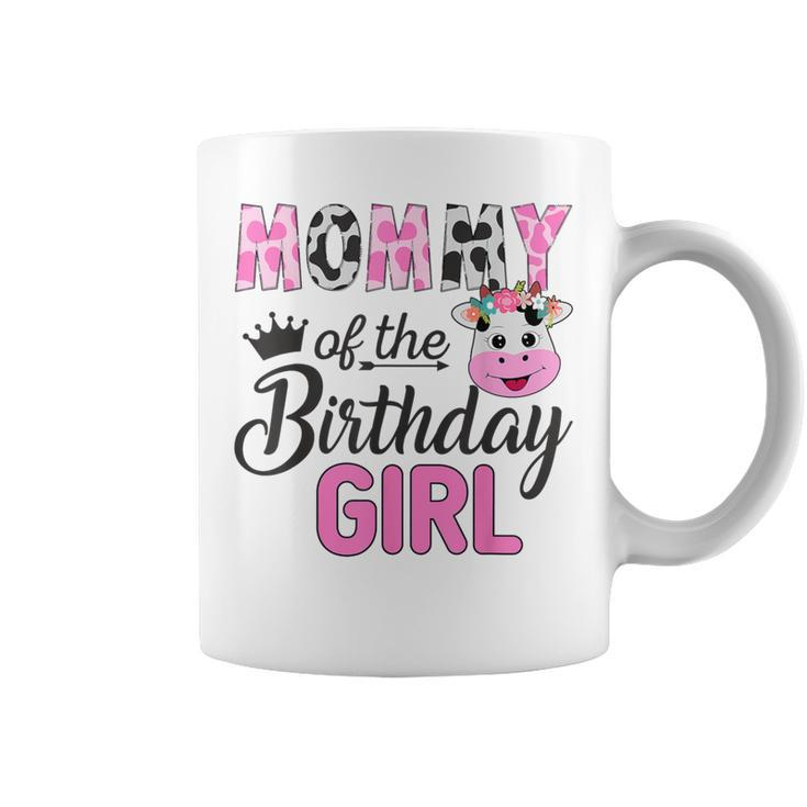 Mommy Of The Birthday Girl Farm Cow 1 St Birthday Girl Coffee Mug