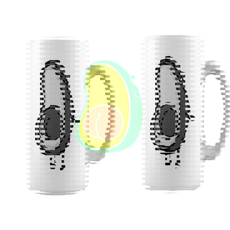 Motif Avocat Fruits Et Légumes Dessin Animé Amusant Kawaii Tasse