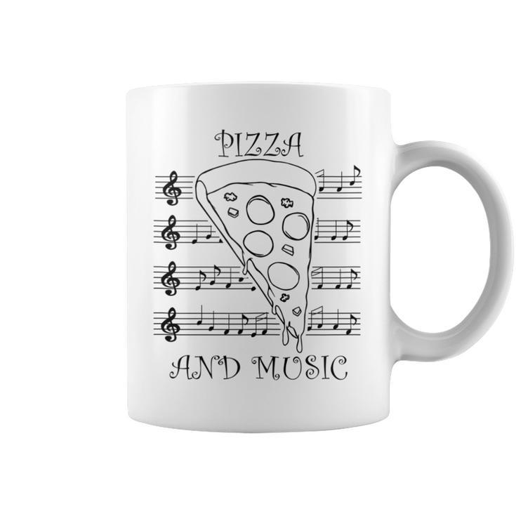 Musician And Pizza Fan Saying Italian Food Coffee Mug