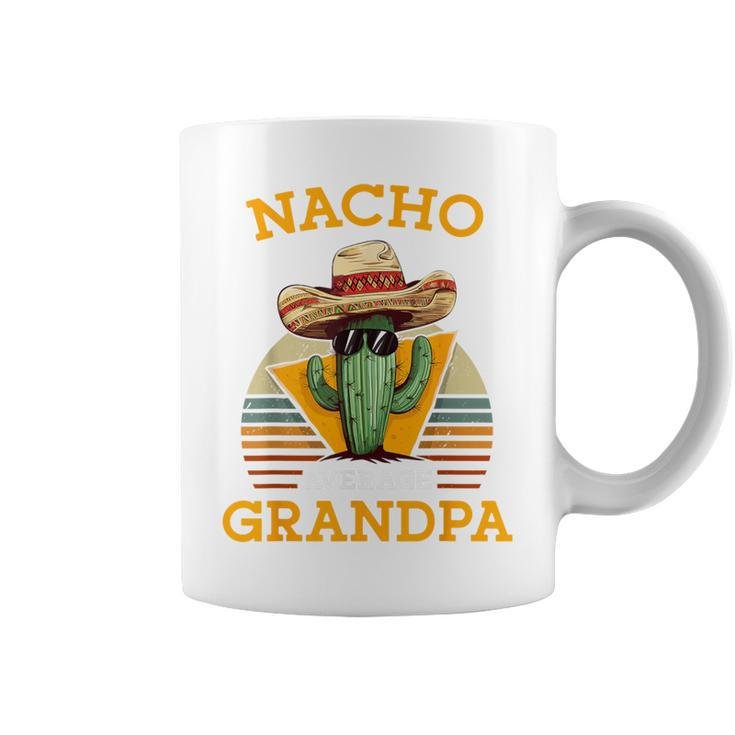 Nacho Average Grandpa Mexican Papa Retro Cinco De Mayo Coffee Mug