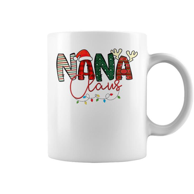 Nana Claus Ugly Christmas Sweater Merry Xmas Outfitt Coffee Mug