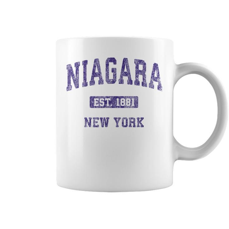 Niagara New York Ny Vintage Athletic Sports Coffee Mug