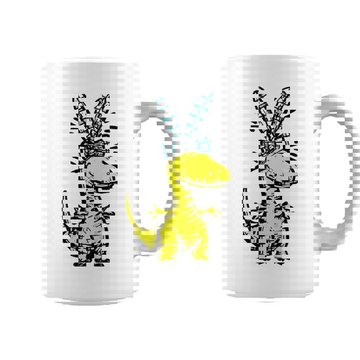 Niños Camisa De Pascua Para Niño Y Niña Dinosaurio De Pascua Taza de café