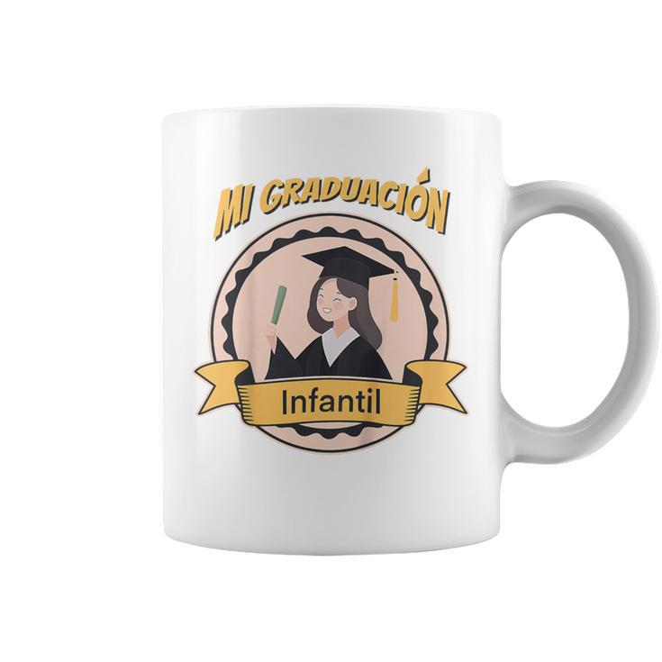 Niños Graduacion Infantil Niña Regalo Alumnas Educacion Infantil Taza de café