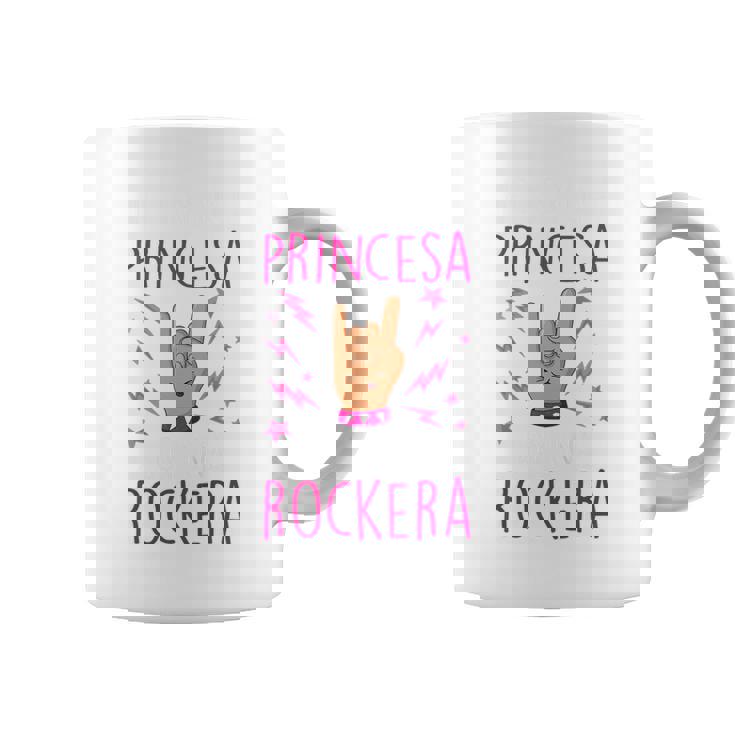 Niños No Soy Una Princesa Soy Una Rockera Taza de café