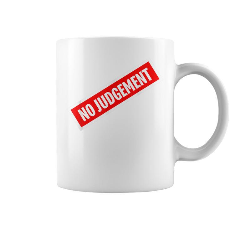 No Judgement Gay Lgbt Pride Coffee Mug