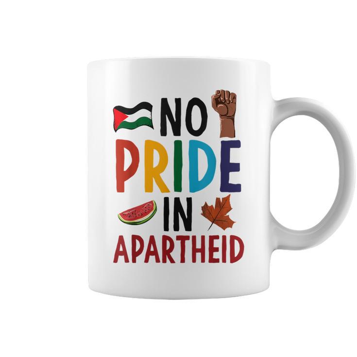 No Pride In Apartheid South Africa Watermelon Maple Leaf Coffee Mug