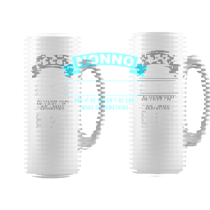 Nonno Knows Everything Fathers Day Dad Papa Coffee Mug