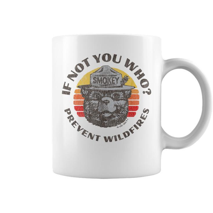 If Not You Who Vintage Smokey Bear 80S Sunset Coffee Mug