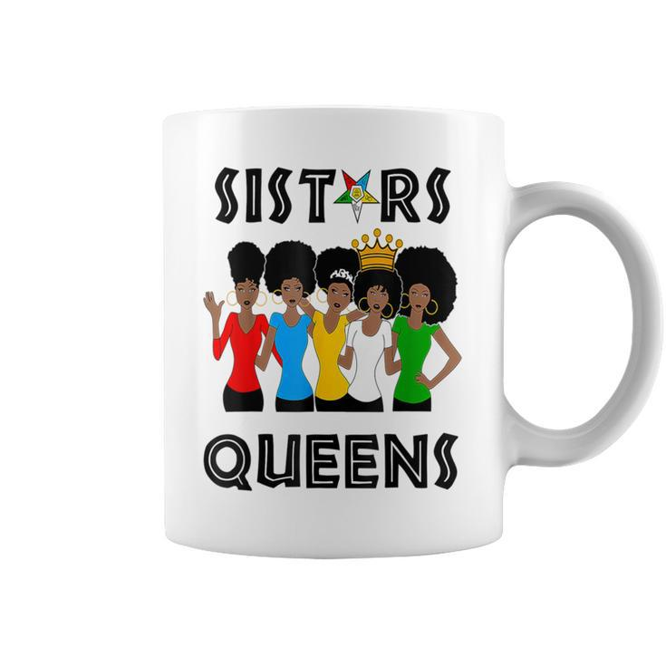 Oes Fatal Sistars Queens Ladies Eastern Star Mother's Day Coffee Mug