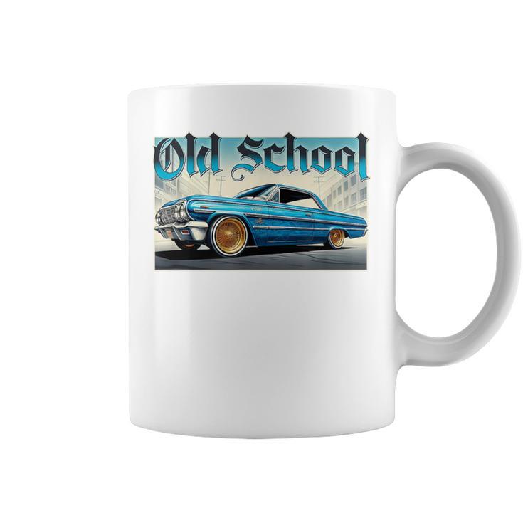 Old School Classic Lowrider Low Rider Impala Chicano Coffee Mug