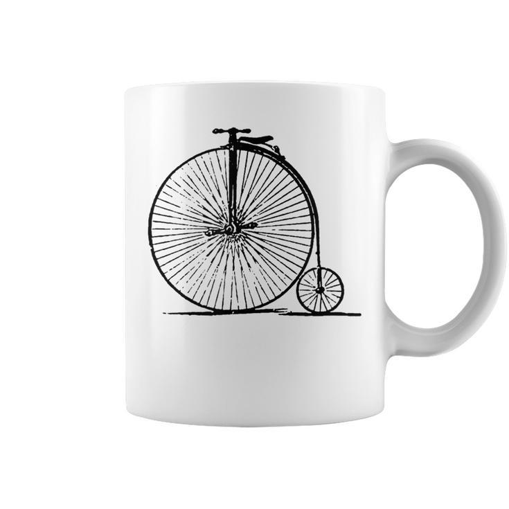 Old School Penny Farthing High Wheel Bike Bicycle Vintage Coffee Mug