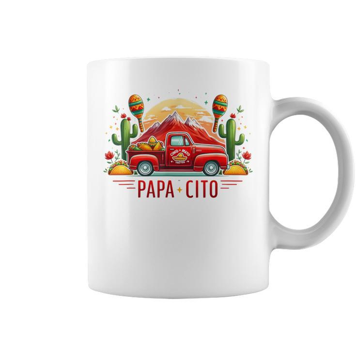 Papacito Dad Taco Car For Cinco De Mayo And Father's Day Coffee Mug