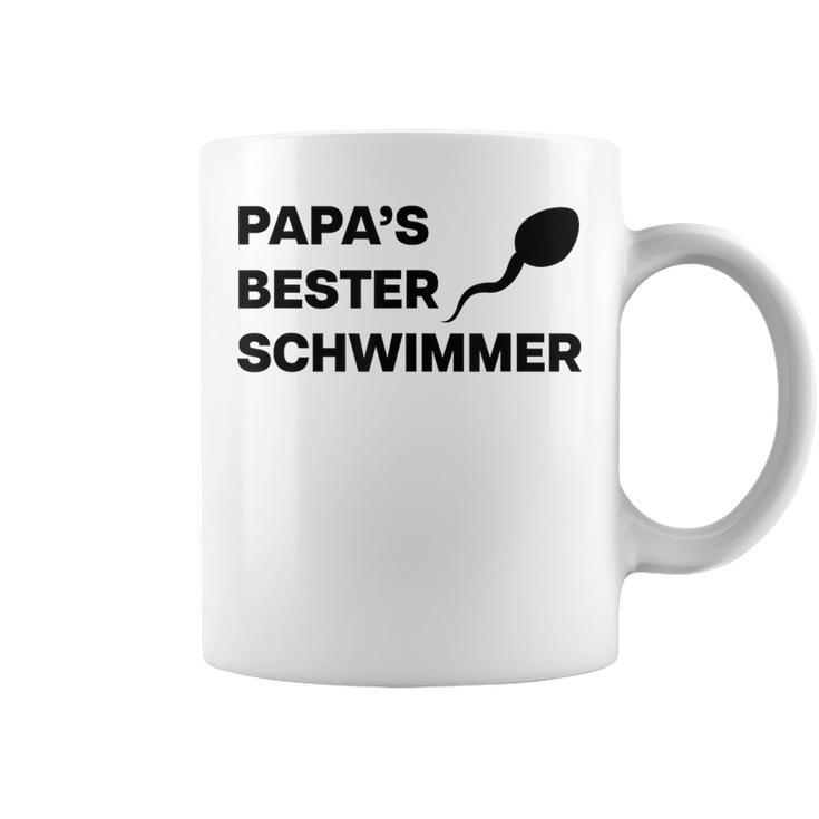 Papa's Bester Schwimmer X Lecker Bierchen Party Outfit Tassen