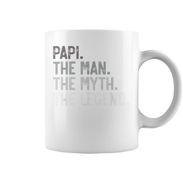 Papi The Man The Myth The Legend Father's Day For Grandpa Coffee Mug