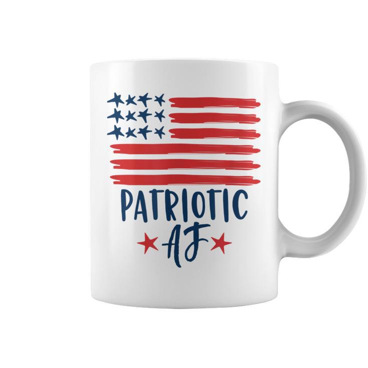 Patriotic Af American Flag 4Th Of July Men Coffee Mug