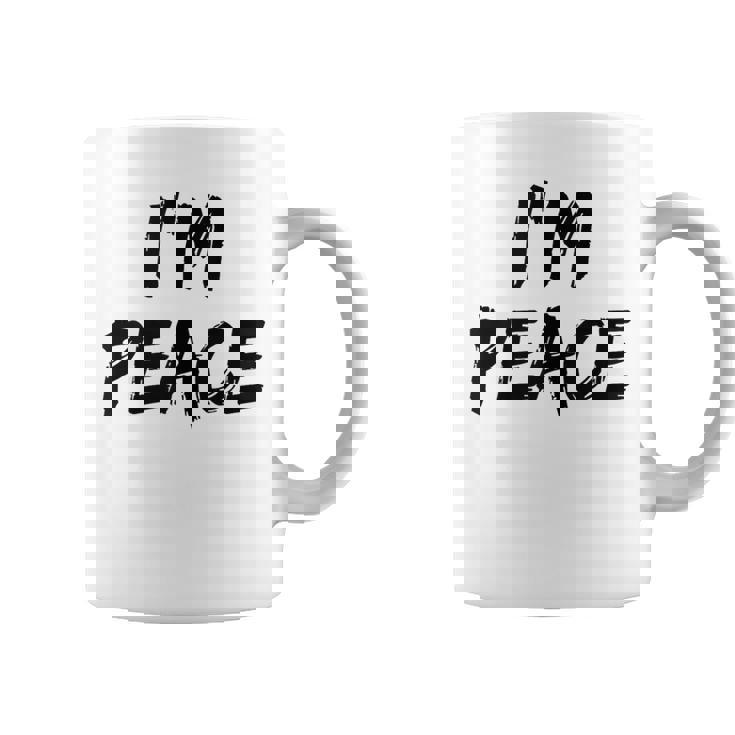 I Come In Peace I'm Peace Matching Couples Coffee Mug